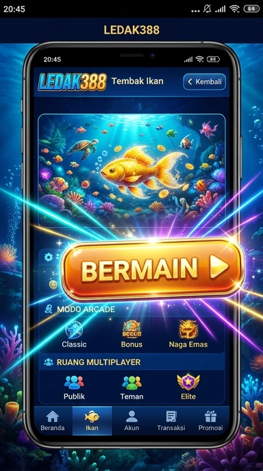 Cuplikan layar menu unduhan ledak388 untuk perangkat Android